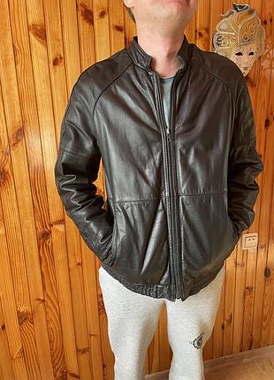 Шкіряний бомбер nico