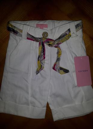 Шикарні шорти для маленької модниці від escada! p.-3 міс.!