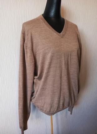 Чоловіча кофта сверт пуловер шерстяний 100% шерсть