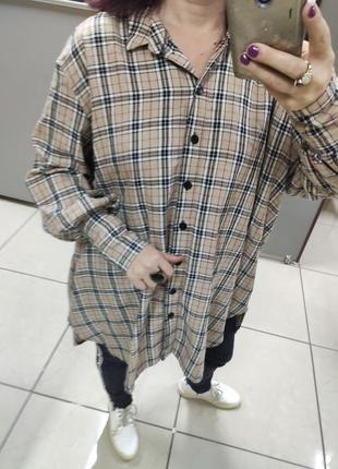 Шикарная оригинальная рубашка оверсайз.