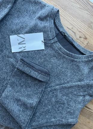 Світшот вкорочений від zara