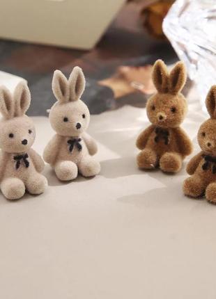 Серёжки зайчик серьги заяц зайка8 фото