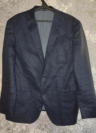 Піджак чоловічий літній angelo litrico eu 52