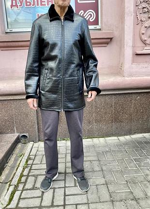 Дублянка середня чоловіча колір темна розмір +