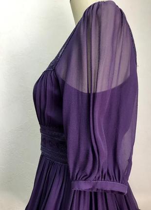Блуза туника женская  шелк с кружевом5 фото