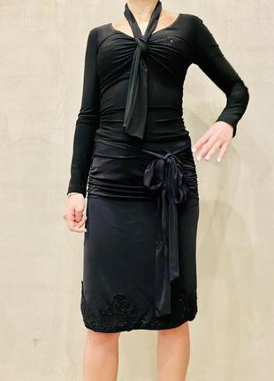 Блуза женская balizza черная с длинным рукавом