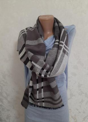 Ніжний теплий кашеміровий шарф палантин8 фото