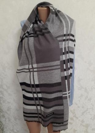 Ніжний теплий кашеміровий шарф палантин5 фото