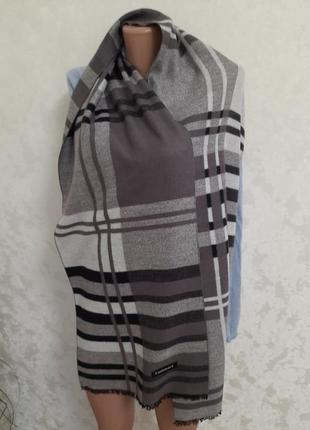 Ніжний теплий кашеміровий шарф палантин6 фото
