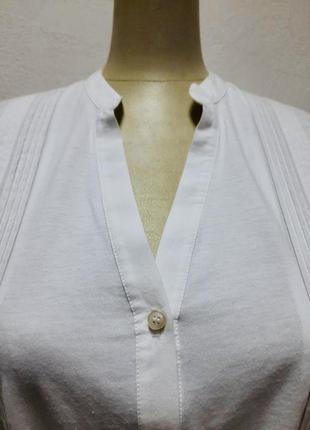 Рубашка женская белая c поясом jysho6 фото