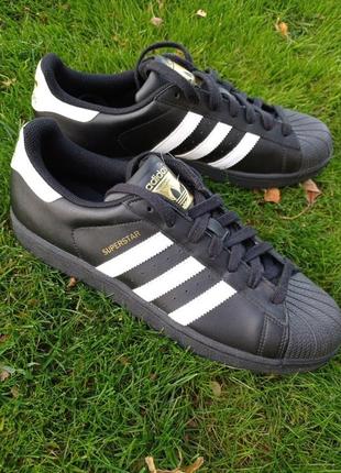 Шкіряні кеди кросівки adidas foundation superstar  b27140 / розм.45⅓ оригінал