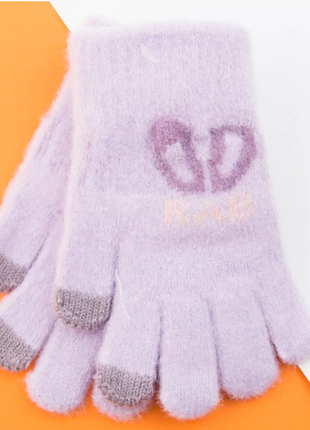 Рукавички для сенсорного телефону для дівчаток 4-6 років