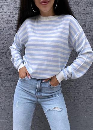 Тельняшка свитшот кофта в полоску