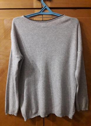 Benedetta b. italy  48 % меріносова вовна   7% кашемір брендовий  стильний светр  р.xl2 фото