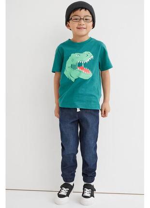 Дитячі джинсові штани джоггери h&m на хлопчика 63004