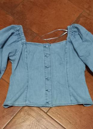 H$m  джинсова блуза1 фото