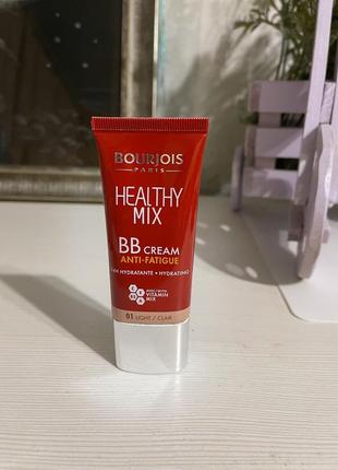 Тональная основа для лица bourjois healthy mix bb витаминизированная, 01dark/fonce, 30 мл
