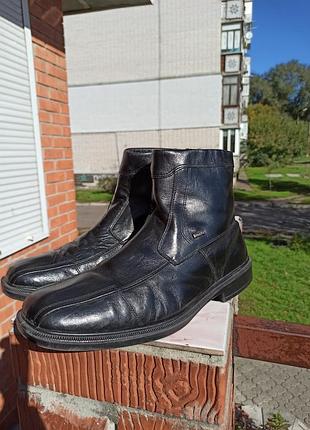 Утепленные кожаные ботинки, сапоги jomos sympatex