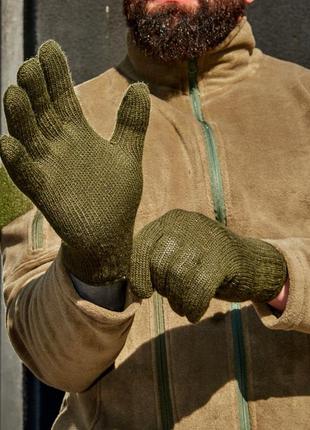 Мужские зимние хаки перчатки чоловічі зимові хакі рукавиці