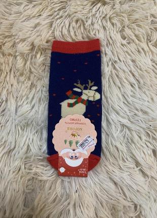 Шкарпетки новорічні дитячі теплі
