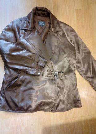Нарядная курточка- пиджак осень-весна р. 52-54 xl3 фото