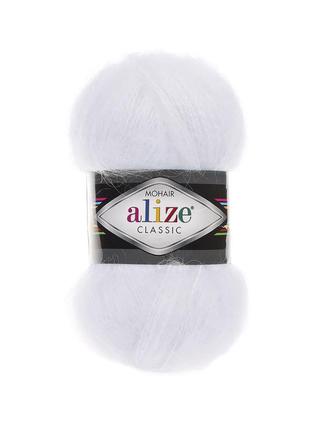 Пряжа alize mohair classic ализе мохер классик 55