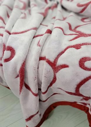 Двухсторонее покрывало вензель 3