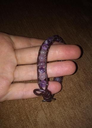 Браслет кожа