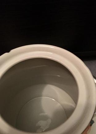 Большой фарфоровый чайник (костяной фарфор ) chori murakami номерной