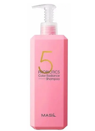 Шампунь для защиты цвета masil 5 probiotics color radiance shampoo 500 ml