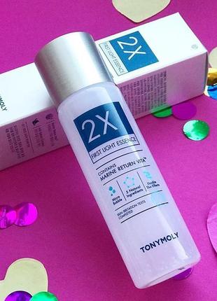 Увлажняющая эссенция tony moly 2x first light essence