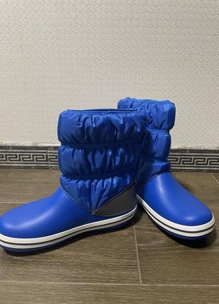Зимові чоботи crocs, розмір 38/39 євро, на ніжку 24,5-25см.2 фото