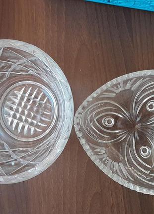 Скляні вазочки