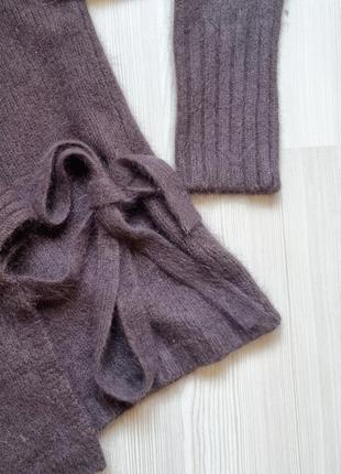 Ангоровый свитер на запах женственный теплый10 фото
