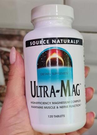 Ultra mag ультра маг магний с витамином в6, сша, 120 таблеток2 фото