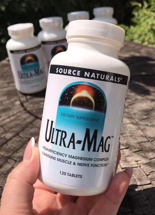 Ultra mag ультра маг магний с витамином в6, сша, 120 таблеток3 фото