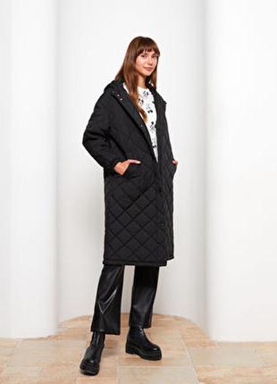 Женское стеганное  пальто lc waikiki3 фото