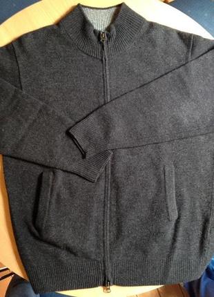 Светр (кофта) slam чоловічий 100% оригінал, розмір м (сірий)