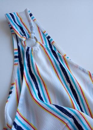 Модная блуза/маечка в разноцветную полоску