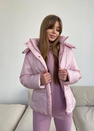 Жіноча крута куртка курточка різні кольори лверсайз 42-48 тепла7 фото