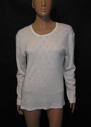 Термобелье футболка 80% шерсть  шерстяной лонгслив размер xl