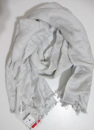 Нюанс! теплий жіночий палантин шарф голландського бренду c&a сток з європи, нюанс