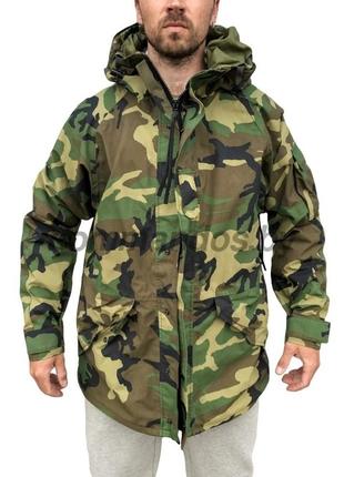 Куртка дощовик парка  helikon ecwcs parka gen 2  woodland l6 фото