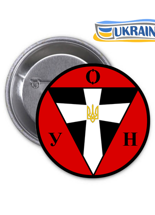 Значок ukraine ua украина слава украине патриотичный оун