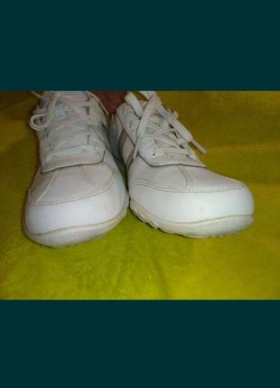 Кроссовки белые кожаные 41 26 см skechers2 фото