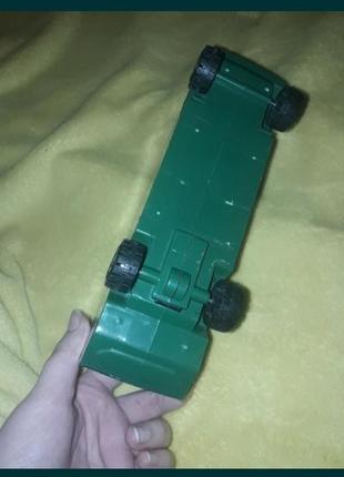 Игрушка детская военная машинка грузовик зелёный8 фото