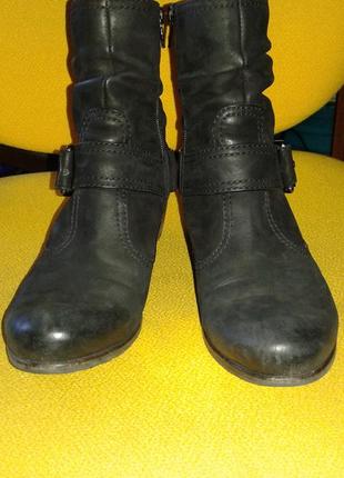 Мега крутые натур.кожаные ботинки/сапожки lavorazione artigijnale,италия, р. 38.3 фото