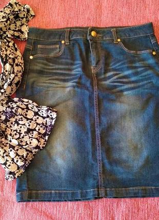 Джинсовая юбка