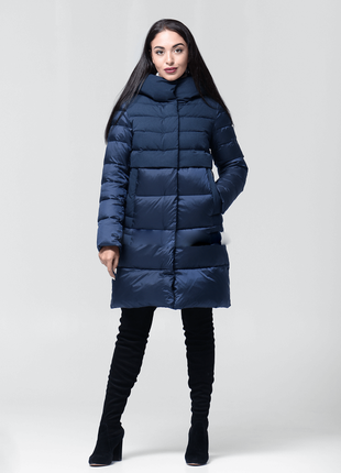 Зимняя женская куртка большого размера, батал clasna cw18d508cwl 48, 50, 521 фото