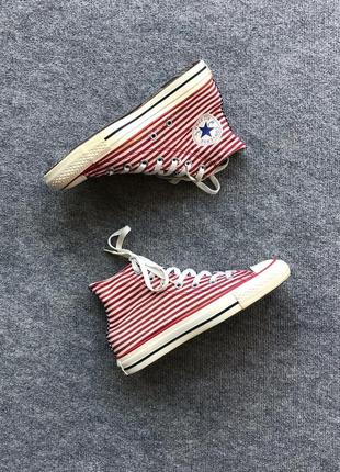 Оригінальні лімітовані кеди converse usa all star chuck taylor unisex americana printed hi top sneakers кросівки